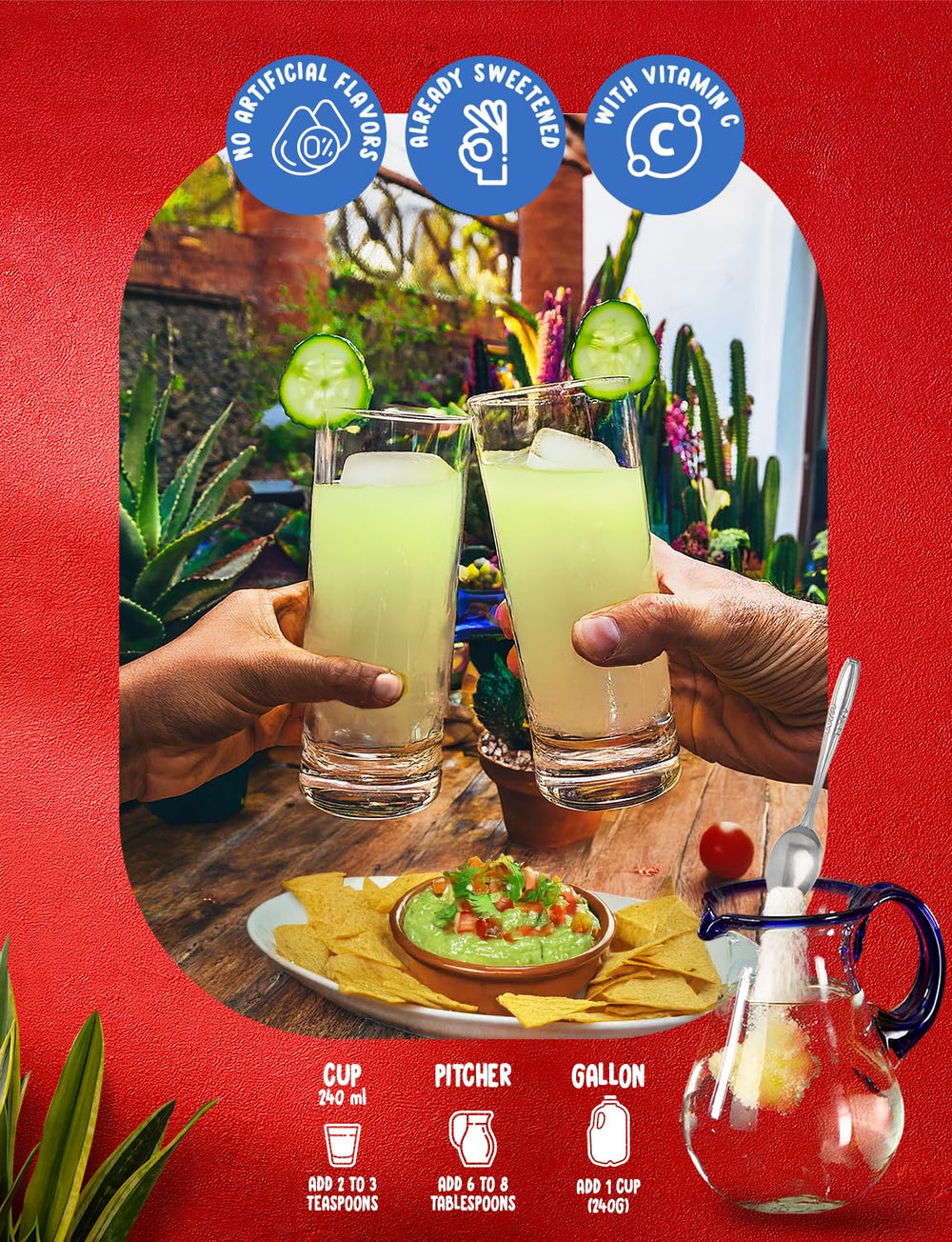 Klass Aguas Frescas bolsa resellable abierta conservando frescura y porciones