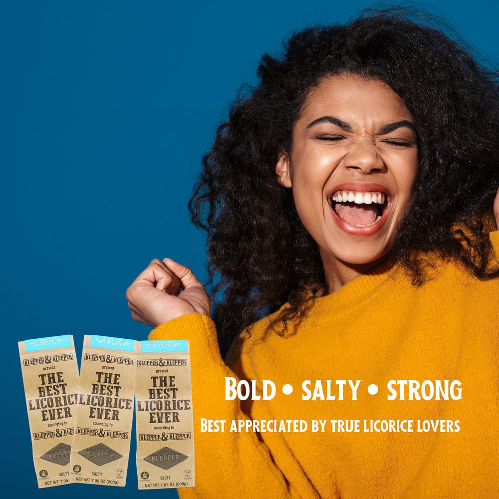Klepper & Klepper detalle del label que resalta ingredientes sin gluten ni gelatina