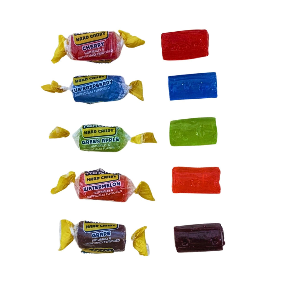 KLUB BULK Jolly Ranchers primer plano de textura y colores para identificar sabores