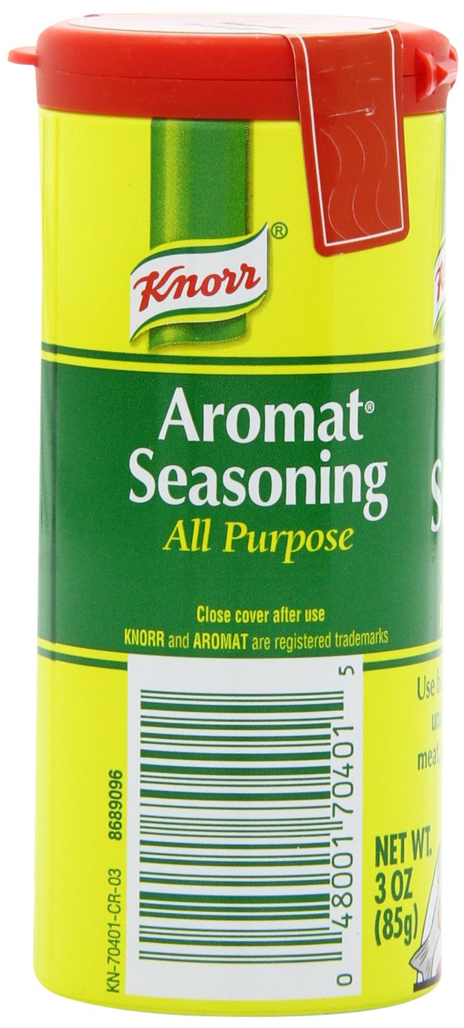 Knorr Aromat etiqueta con ingredientes para transparencia y elección informada