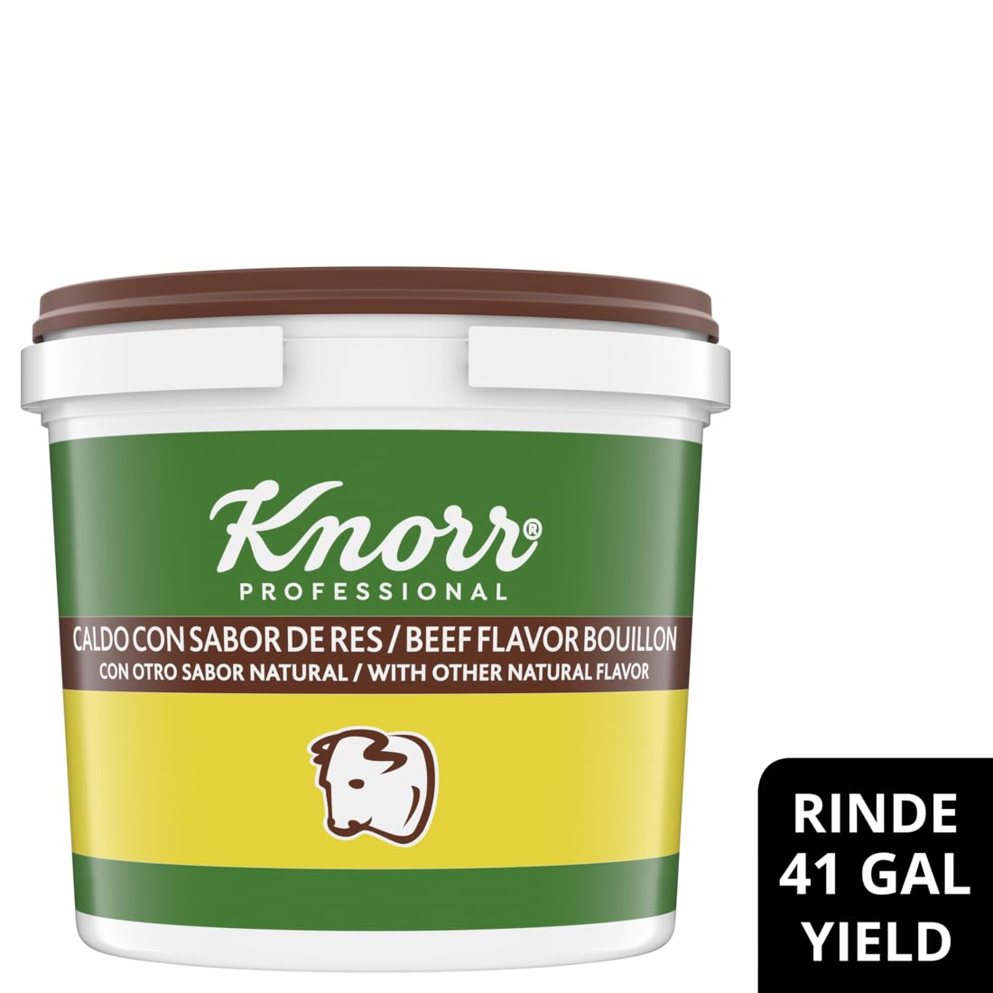 Knorr envase abierto con cucharón para dosificar y mantener frescura
