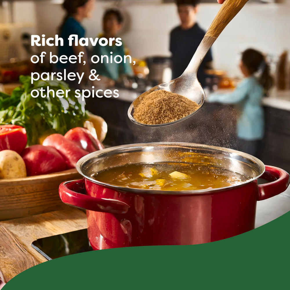 Knorr etiqueta nutricional en closeup para ver ingredientes y recomendaciones de uso