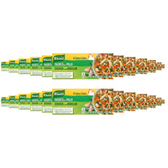Knorr paquete frontal mostrando 24 cubitos y conveniencia