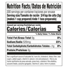 Knorr detalle de gránulos de caldo resaltando disolución rápida y textura fina