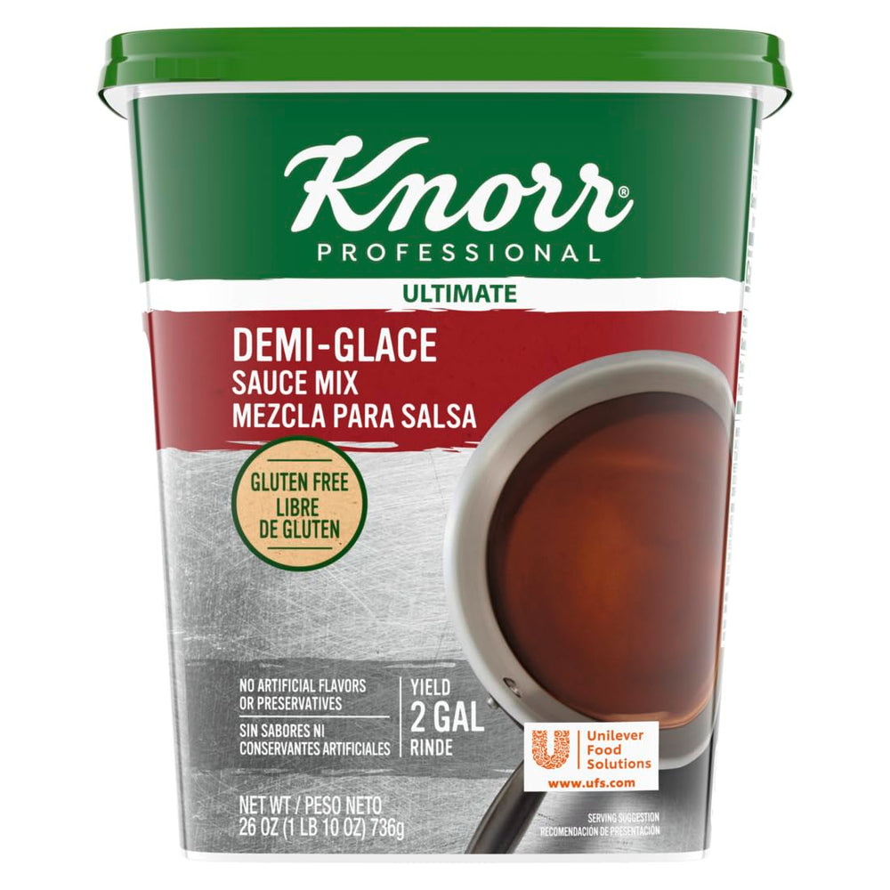 Knorr tubo frontal mostrando la marca y beneficio de rendimiento alto