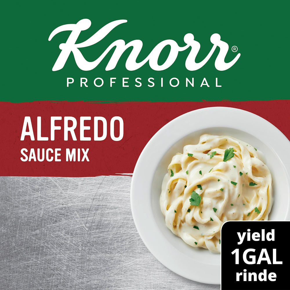 Knorr salsa sobre fettuccine mostrando cremosidad y sabor realzado