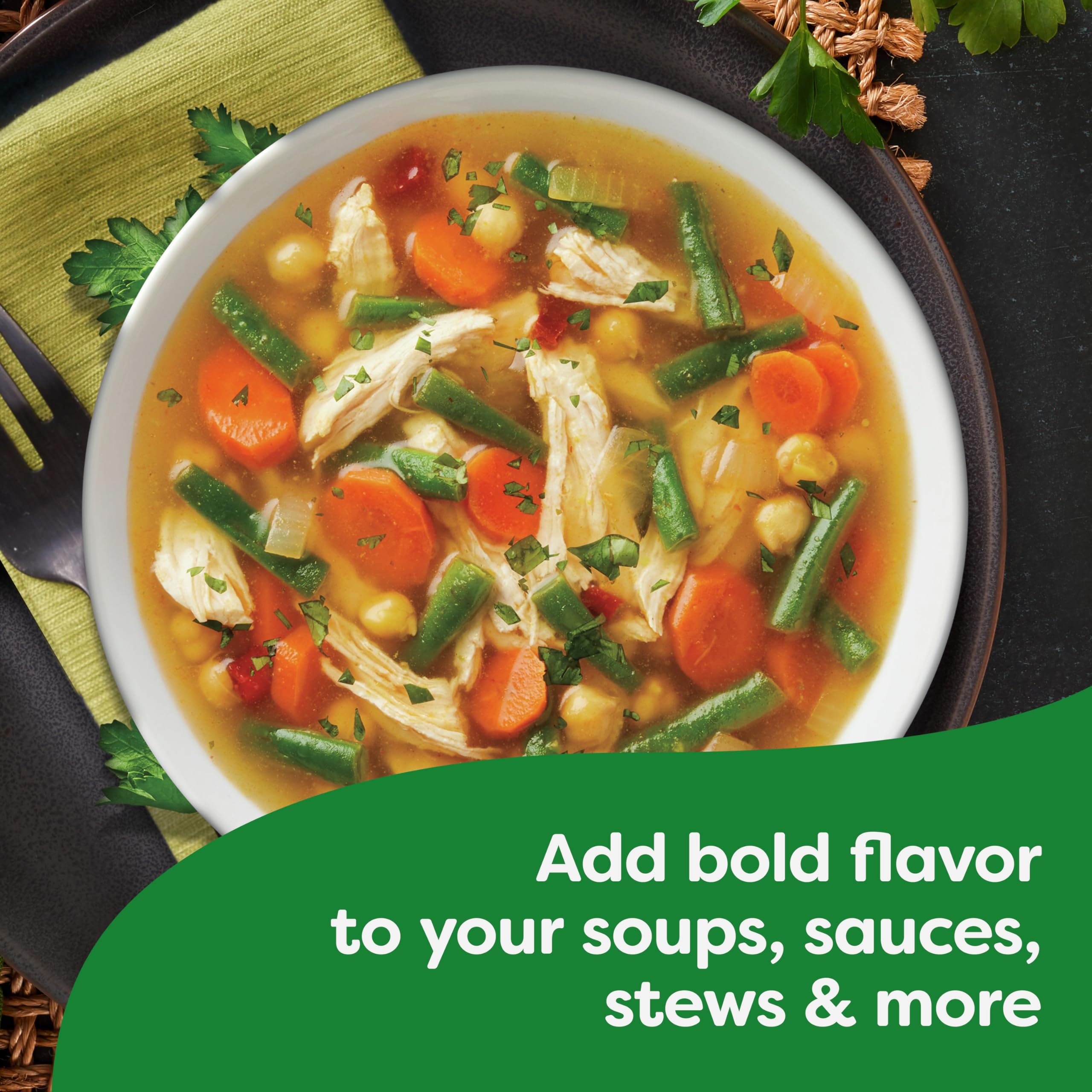 Knorr en sopa casera aportando sabor profundo y natural