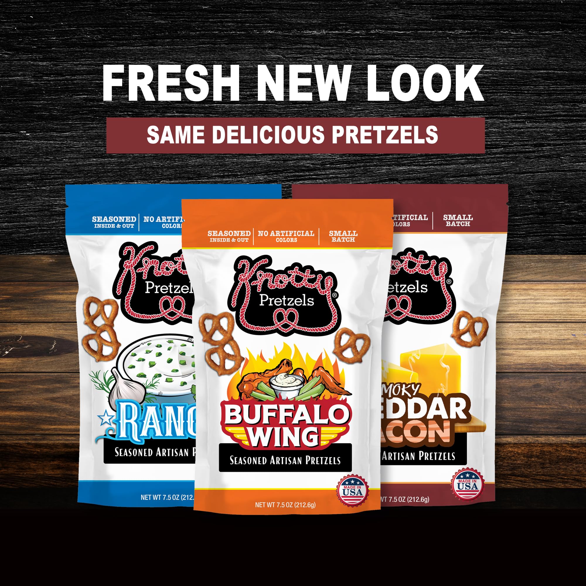 Knotty Pretzels escena de fiesta casera resaltando diversión compartida