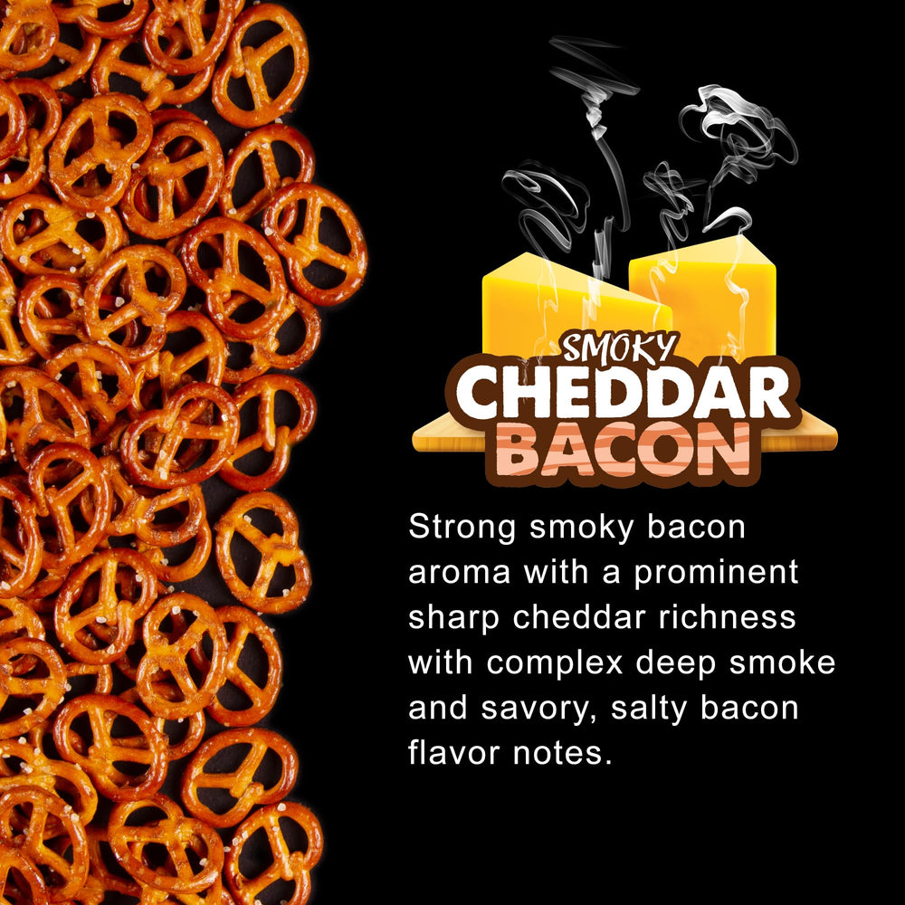 Knotty Pretzels tres sabores Ranch Buffalo Smoky Cheddar Bacon para variedad