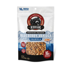 Kodiak Cakes granola servida sobre yogur añadiendo proteína y crocancia