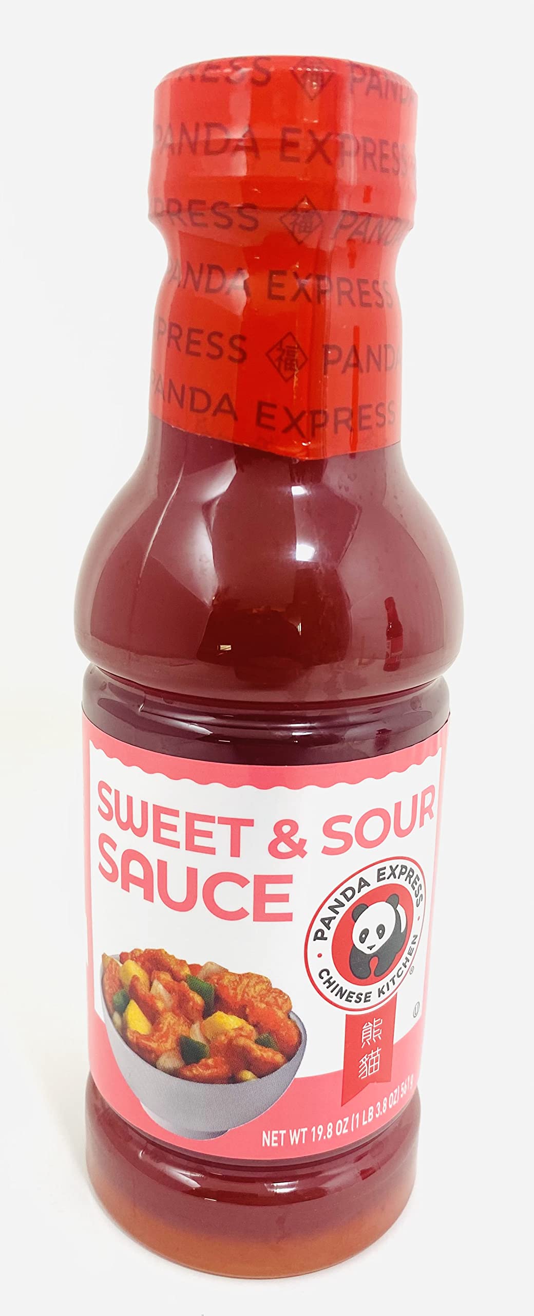 KOKOBUNCH Panda Express salsa en uso como dip para rollitos mostrando conveniencia