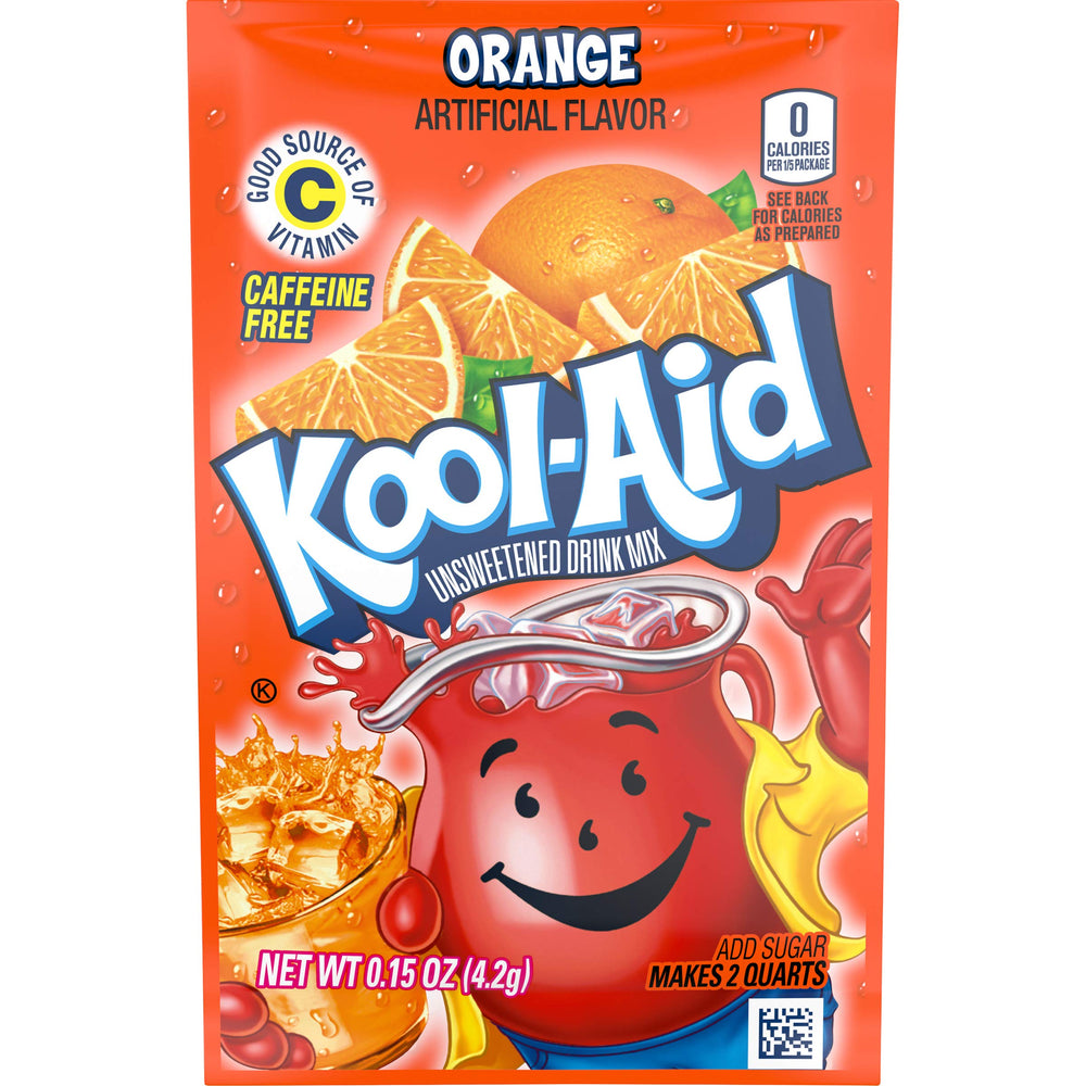 Kool-Aid etiqueta con información nutricional y usos, Kool-Aid transparencia en ingredientes