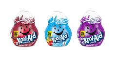 Kool-Aid pack variedad frontal mostrando las tres botellas y conveniencia