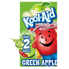 Kool-Aid sobre frente mostrando marca y sabor, práctico para llevar