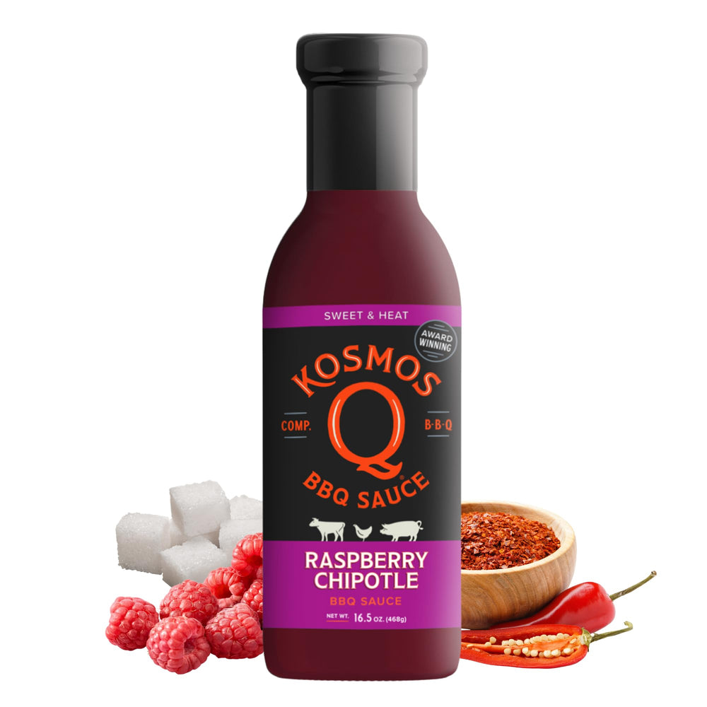 Kosmos Q frente de la botella mostrando etiqueta y tamaño, ideal para compra informada