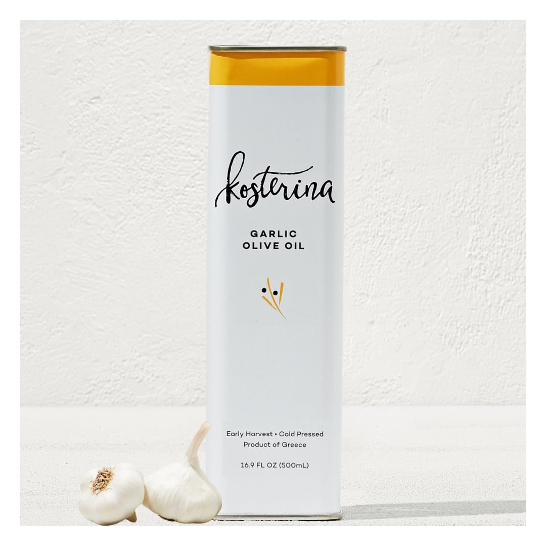 Kosterina lata frontal mostrando marca y capacidad, conserva frescura