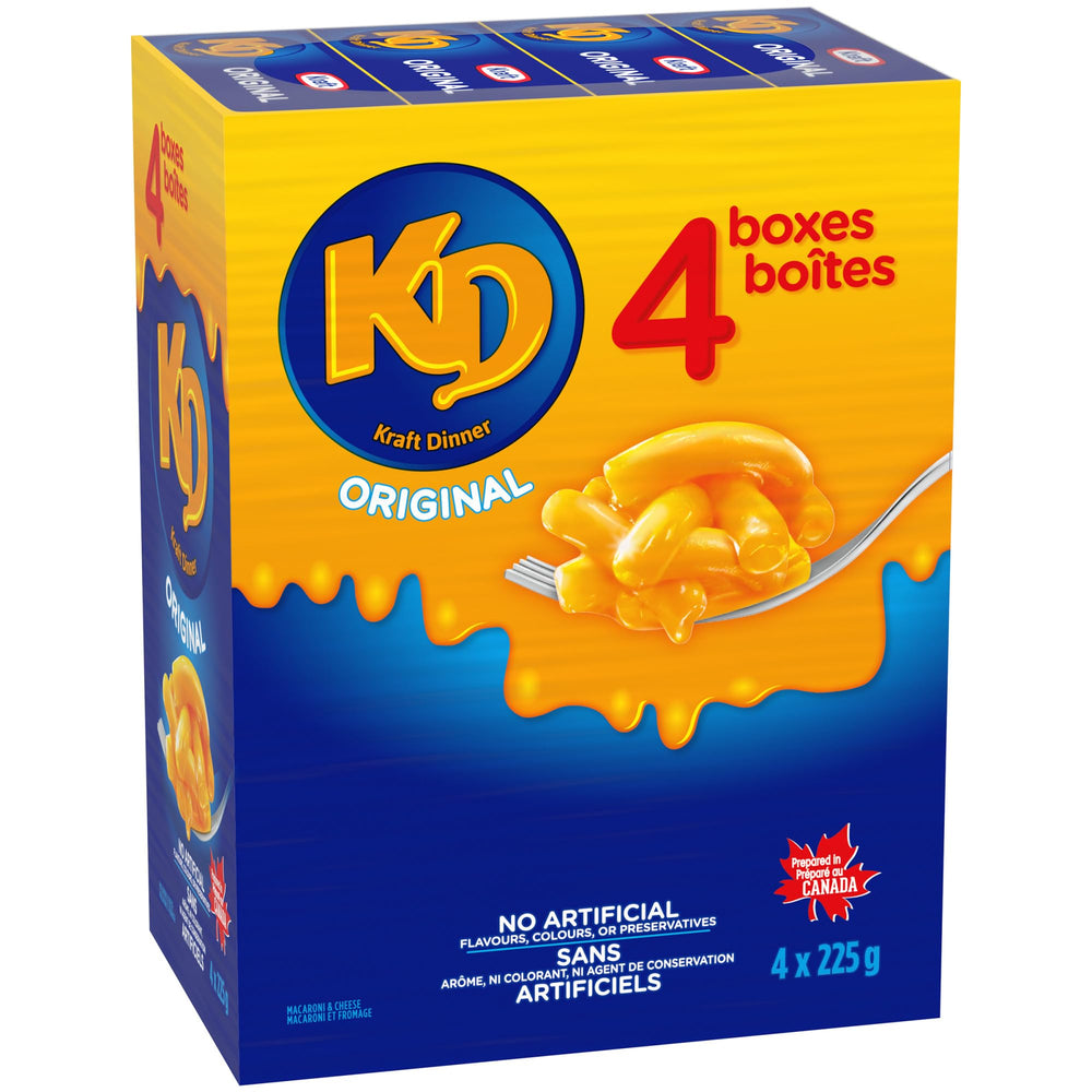 Kraft Dinner en cocina servido, facilita cenas rápidas y sabrosas