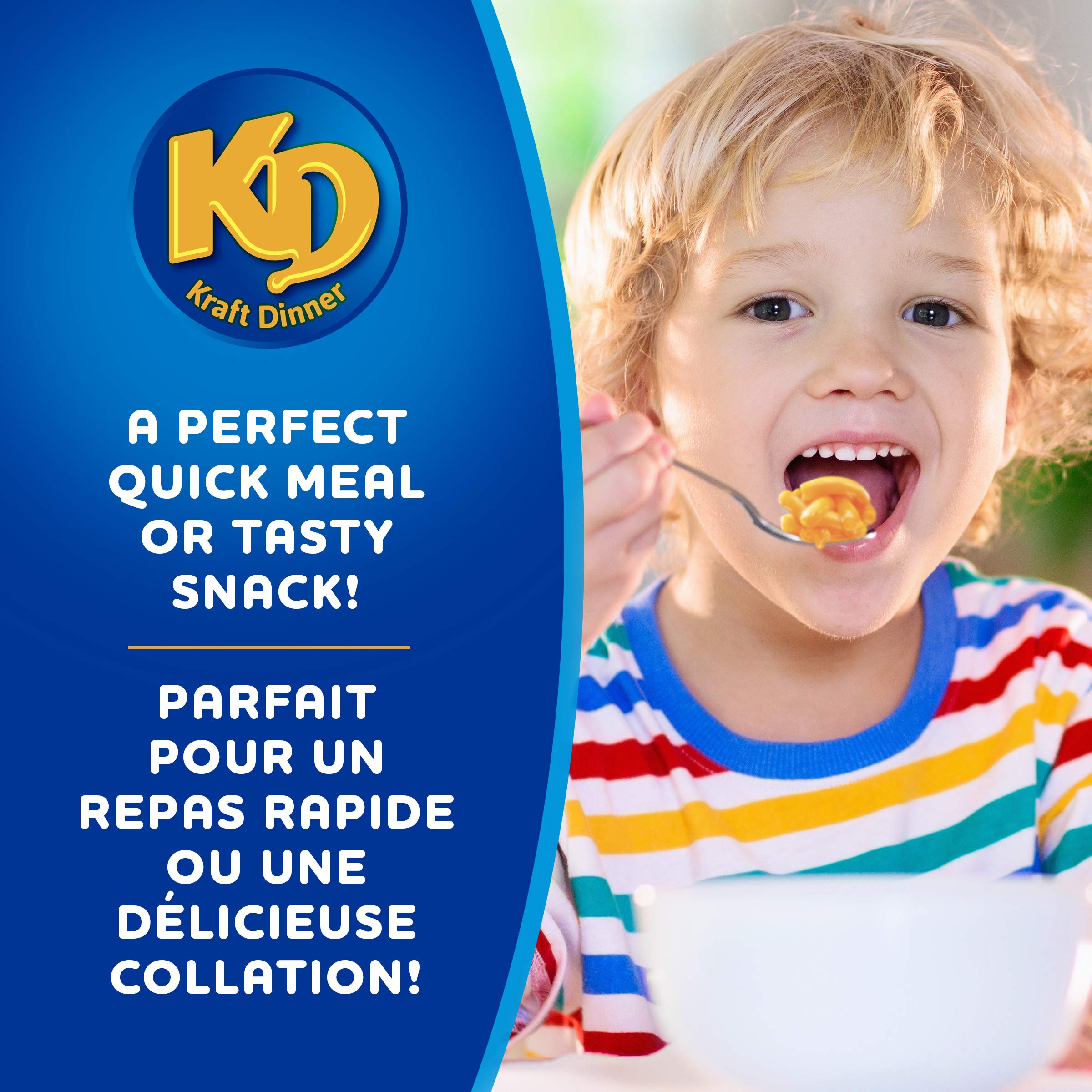 Kraft Dinner ingredientes sugeridos sobre mesa para personalizar la receta