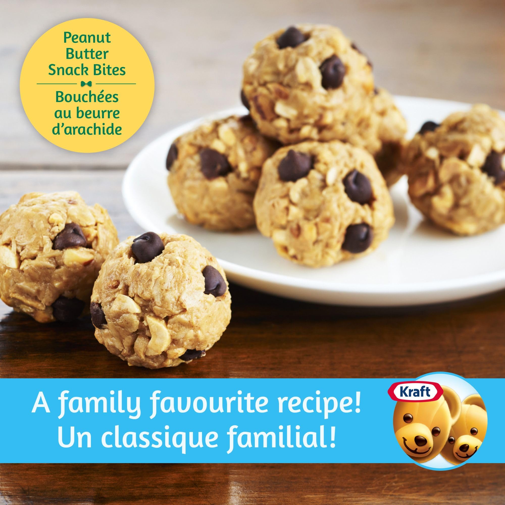 KRAFT frasco junto a objetos de cocina para comparar tamaño y rendimiento