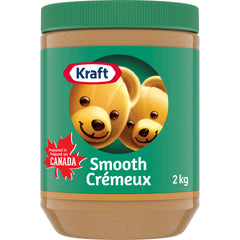 Kraft frasco frontal 2 kg mostrando el envase y cantidad