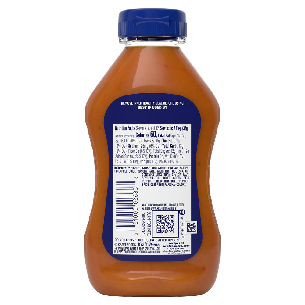 Kraft ingredientes clave: piña y pimientos que realzan sabor