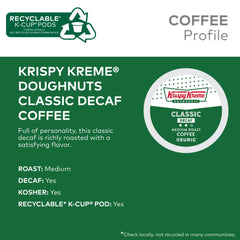 Krispy Kreme cápsula abierta con posos, muestra frescura y aroma