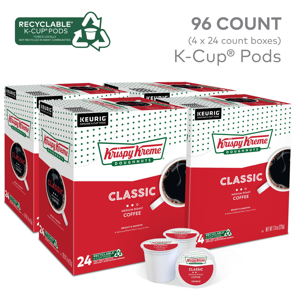 Krispy Kreme primer plano de cápsula y sello que garantiza frescura y comodidad