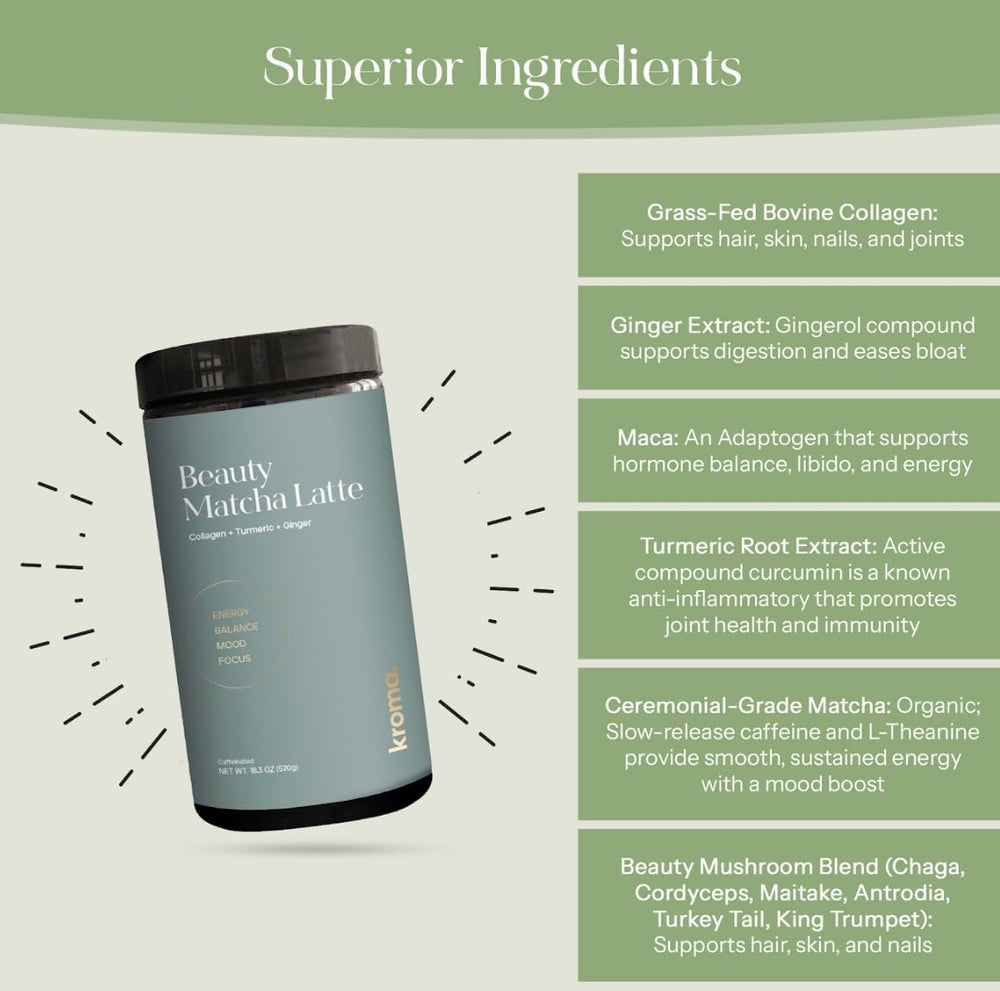 KROMA etiqueta de ingredientes destacando ingredientes limpios y completos