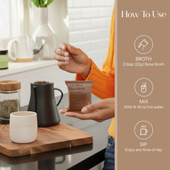 KROMA taza con caldo caliente listo para beber, confort y proteína inmediata