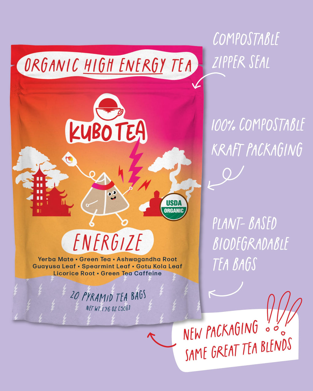 Kubo Tea vaso de iced tea en ambiente cotidiano, alternativa al café