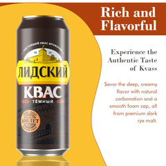 KVASS LIDSKI lata abierta con ligera carbonatación fresca