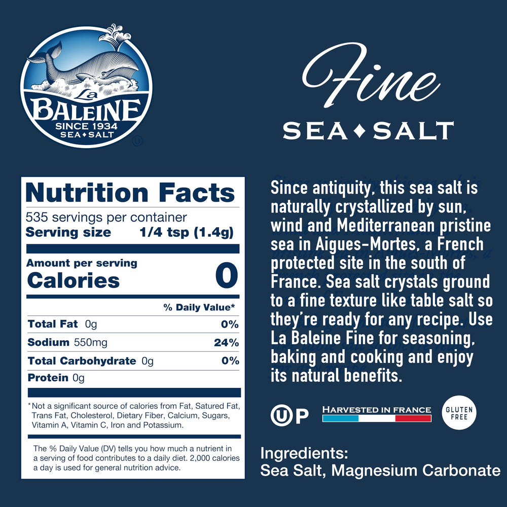 La Baleine detalle del grano fino para distribuir uniformemente