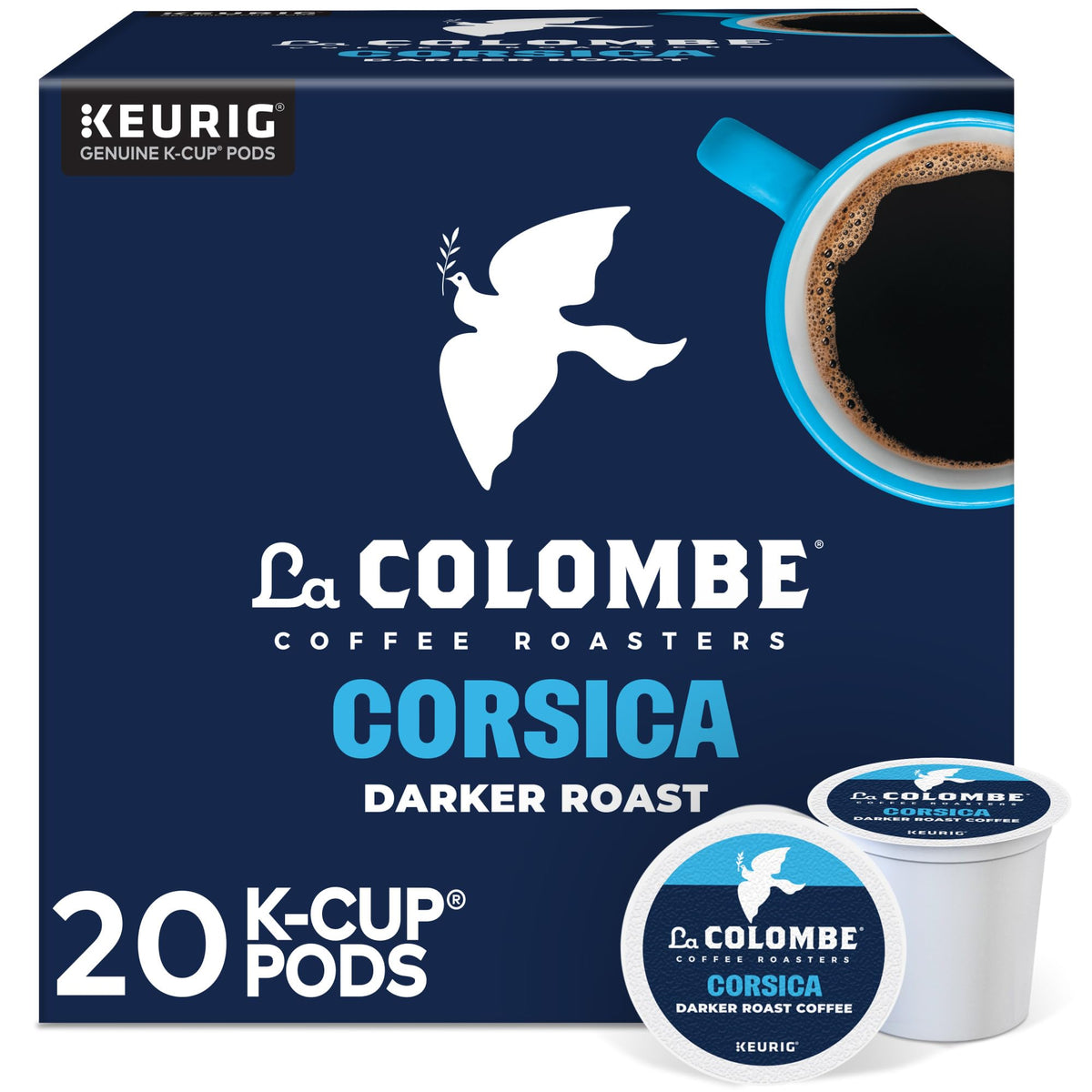La Colombe cápsula vista frontal mostrando diseño y conveniencia