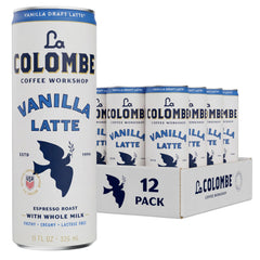 La Colombe lata frontal mostrando diseño y beneficios listos para beber