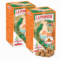 La Perruche caja frontal del multipack mostrando el color ámbar y presentación elegante