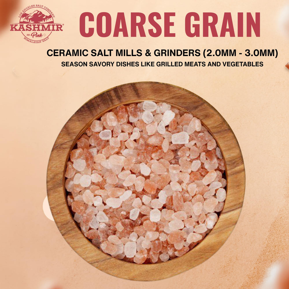 LA SALT CO primer plano de cristales gruesos, textura natural y visual apetecible