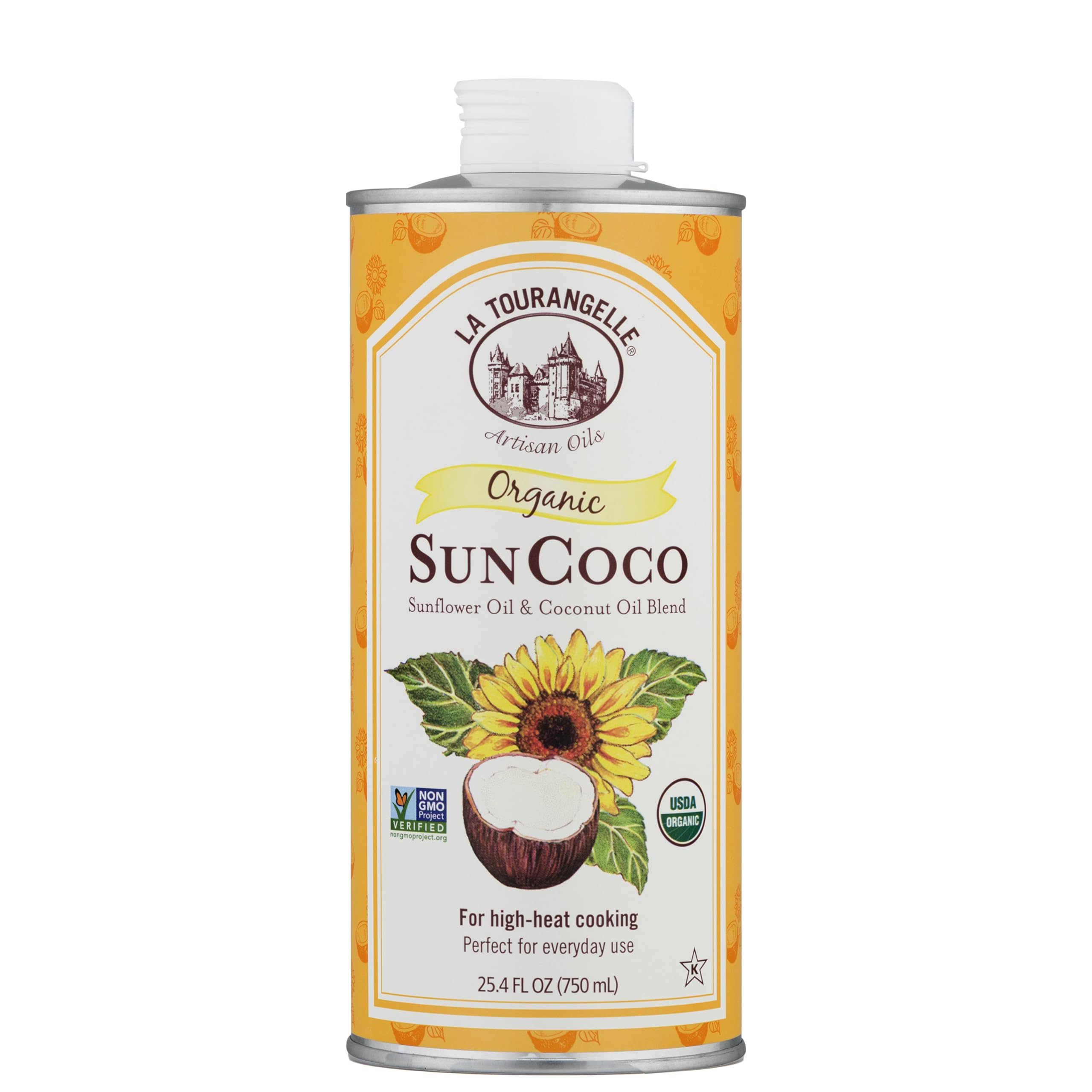 La Tourangelle botella frontal Sun Coco muestra envase claro y confianza