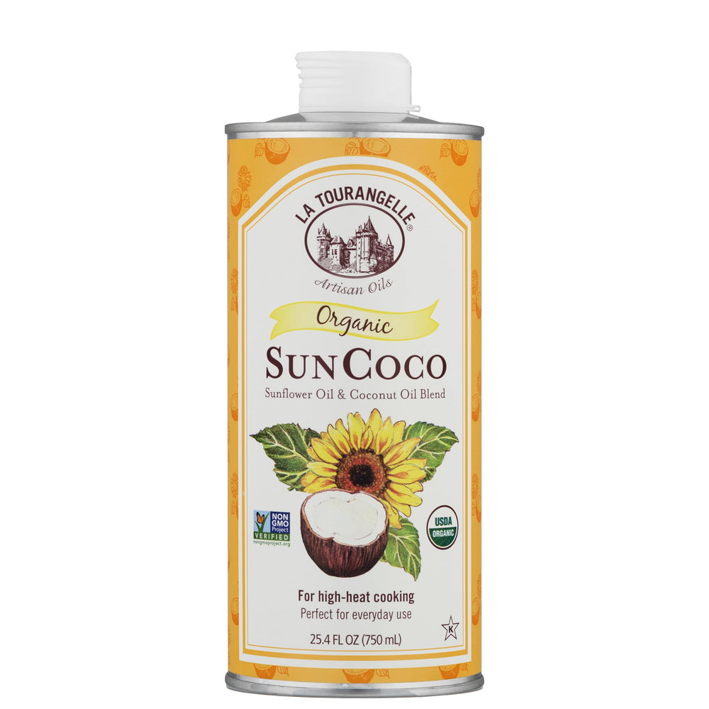 La Tourangelle botella frontal Sun Coco muestra envase claro y confianza