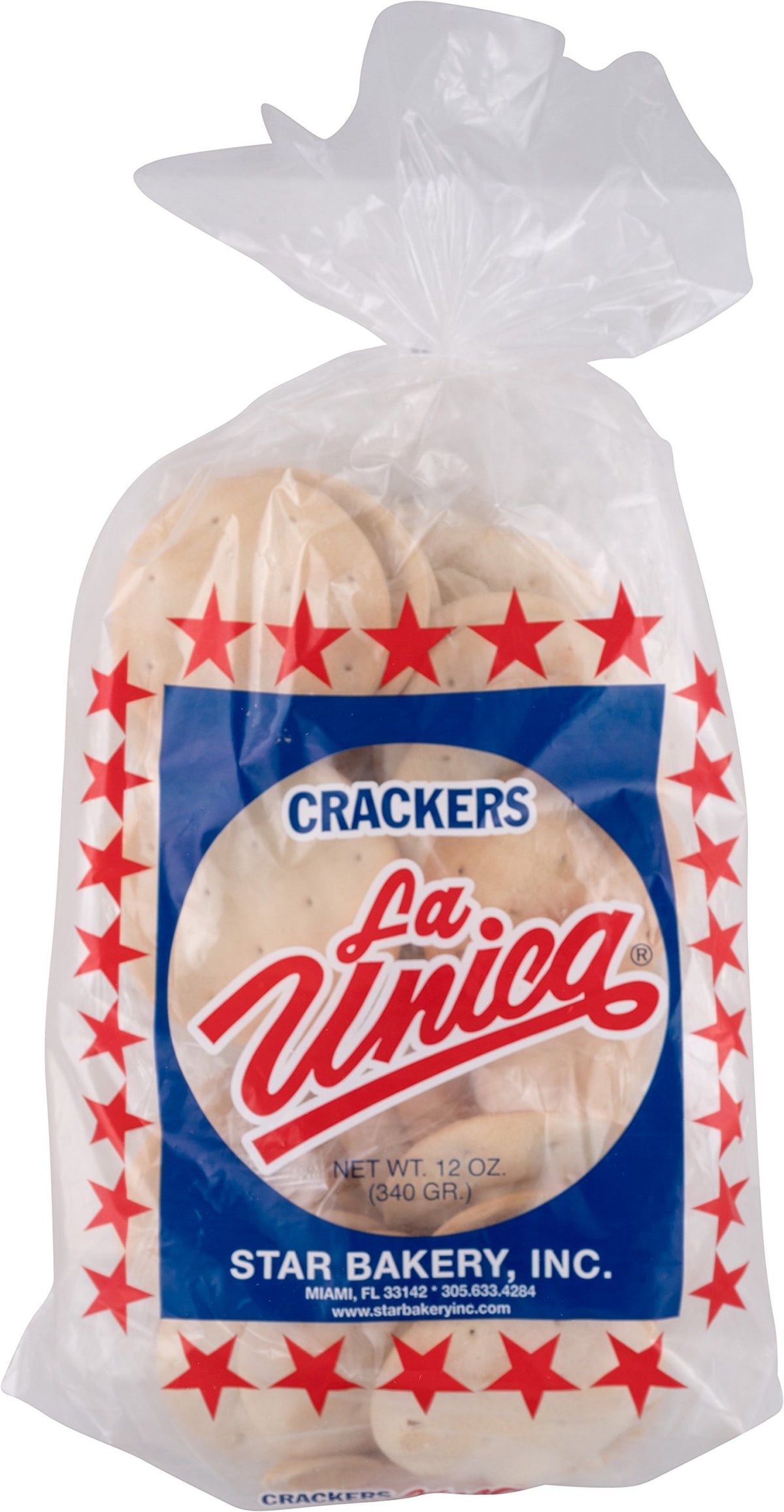 La Única packaging frontal mostrando la bolsa y su tamaño práctico