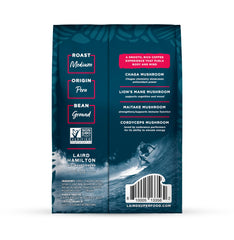 Laird Superfood primer plano del molido medio-fino mostrando textura uniforme útil