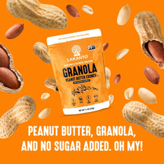 Lakanto granola en tazón con leche ofreciendo desayuno bajo en carbohidratos