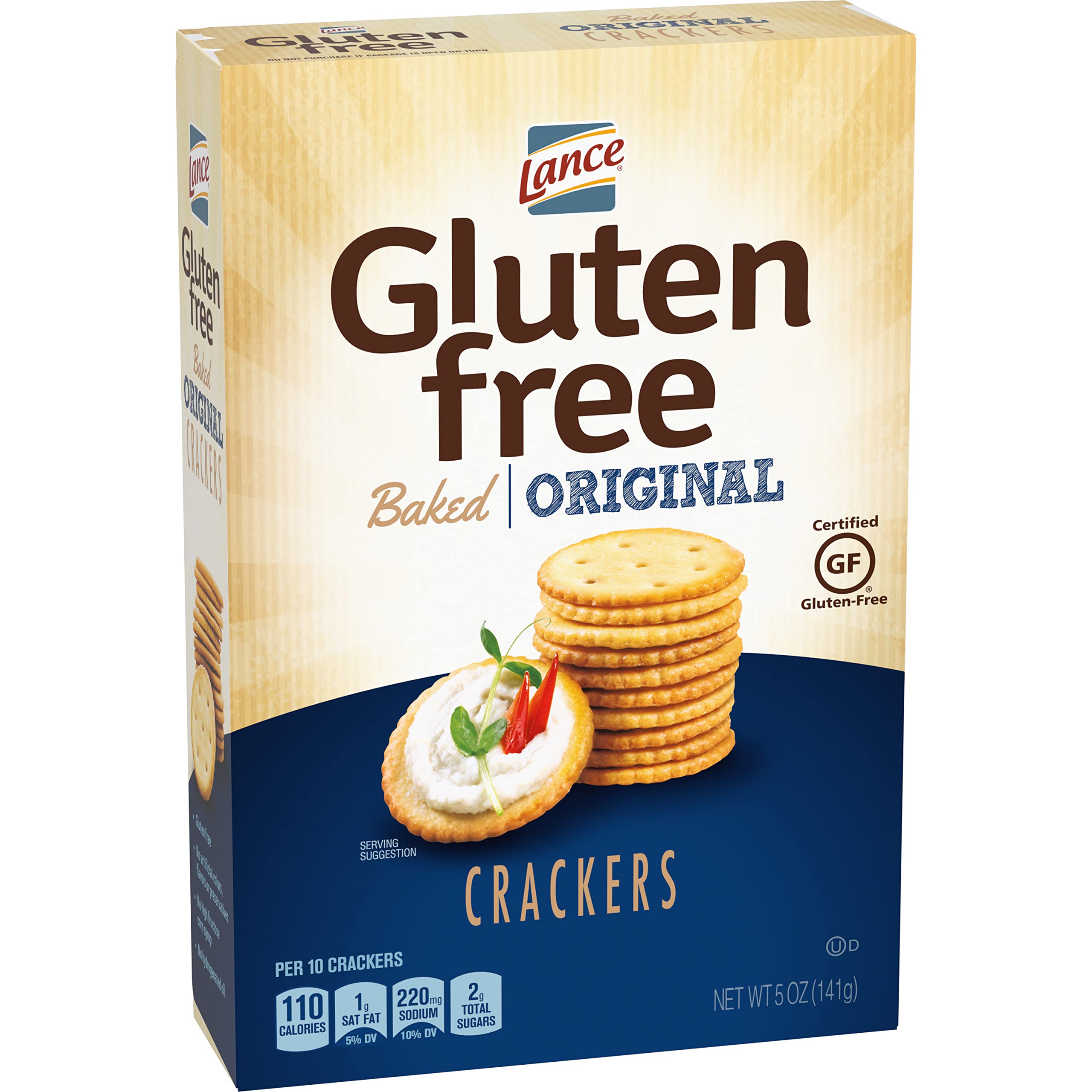 Lance caja abierta con galletas preservadas para llevar