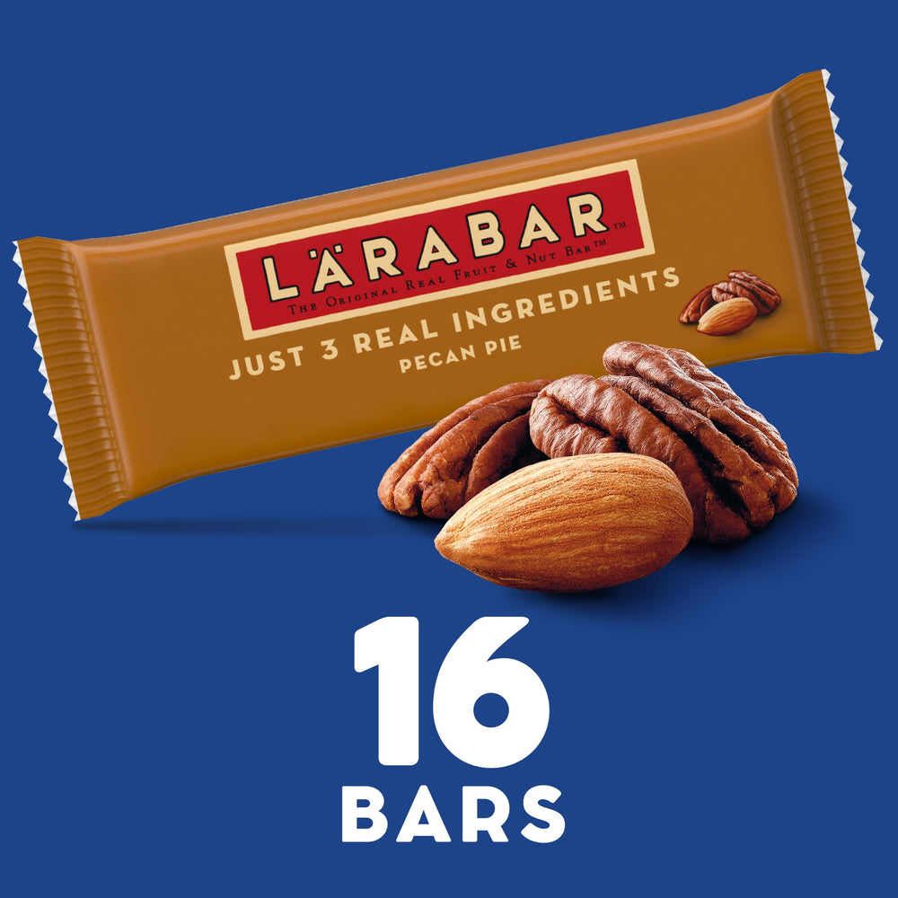 LÄRABAR primer plano de nueces pecanas para sabor a pecan pie y grasas saludables