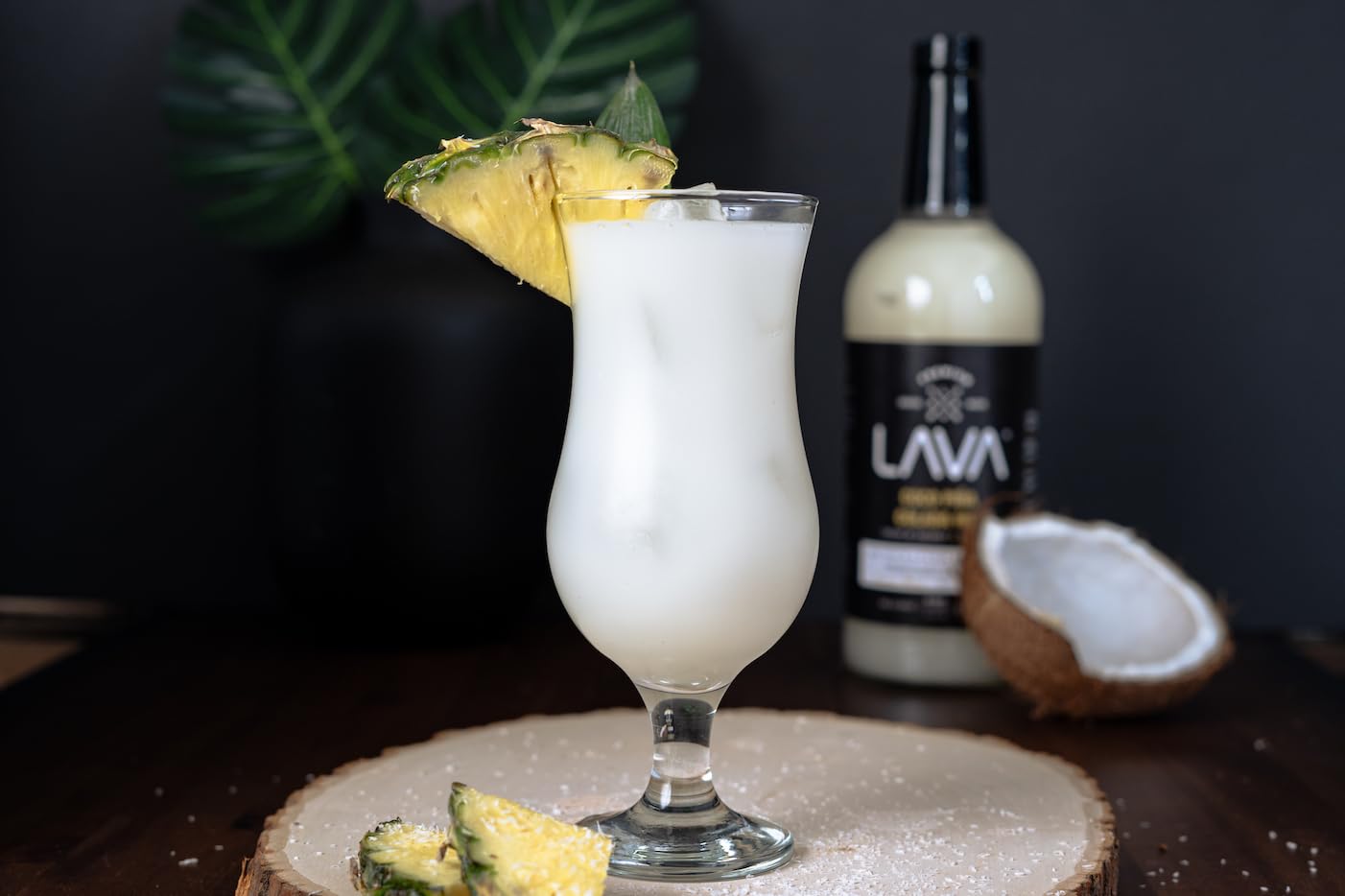 LAVA etiqueta principal legible con información de ingredientes naturales