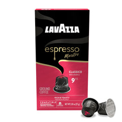 Lavazza cápsula de aluminio detalle, conserva aroma y frescura del café