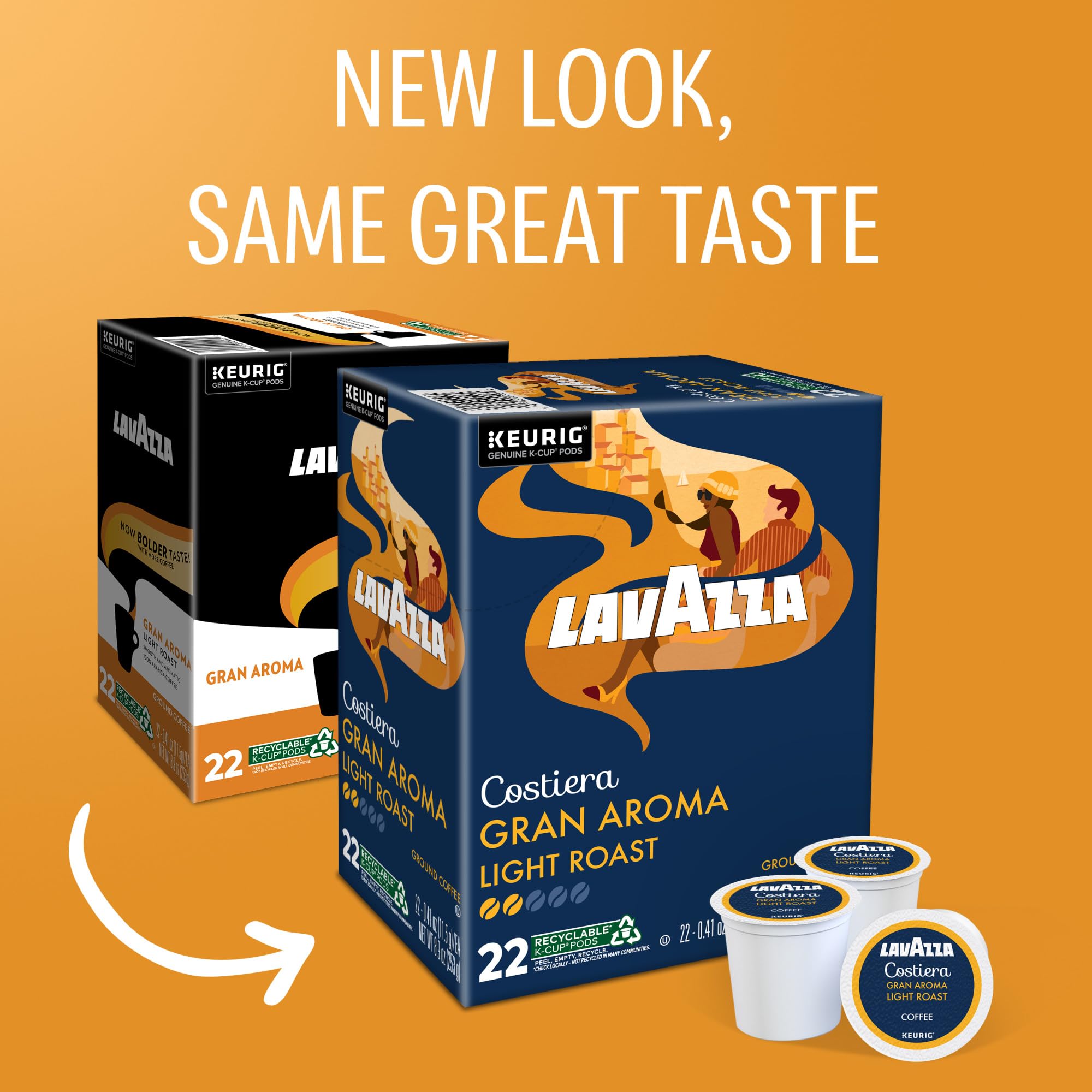 Lavazza cápsula en primer plano que destaca conveniencia y sellado fresco