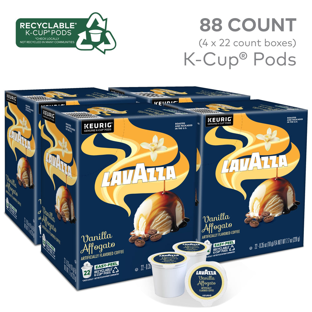 Lavazza cápsula K-Cup en mano lista para usar rápido