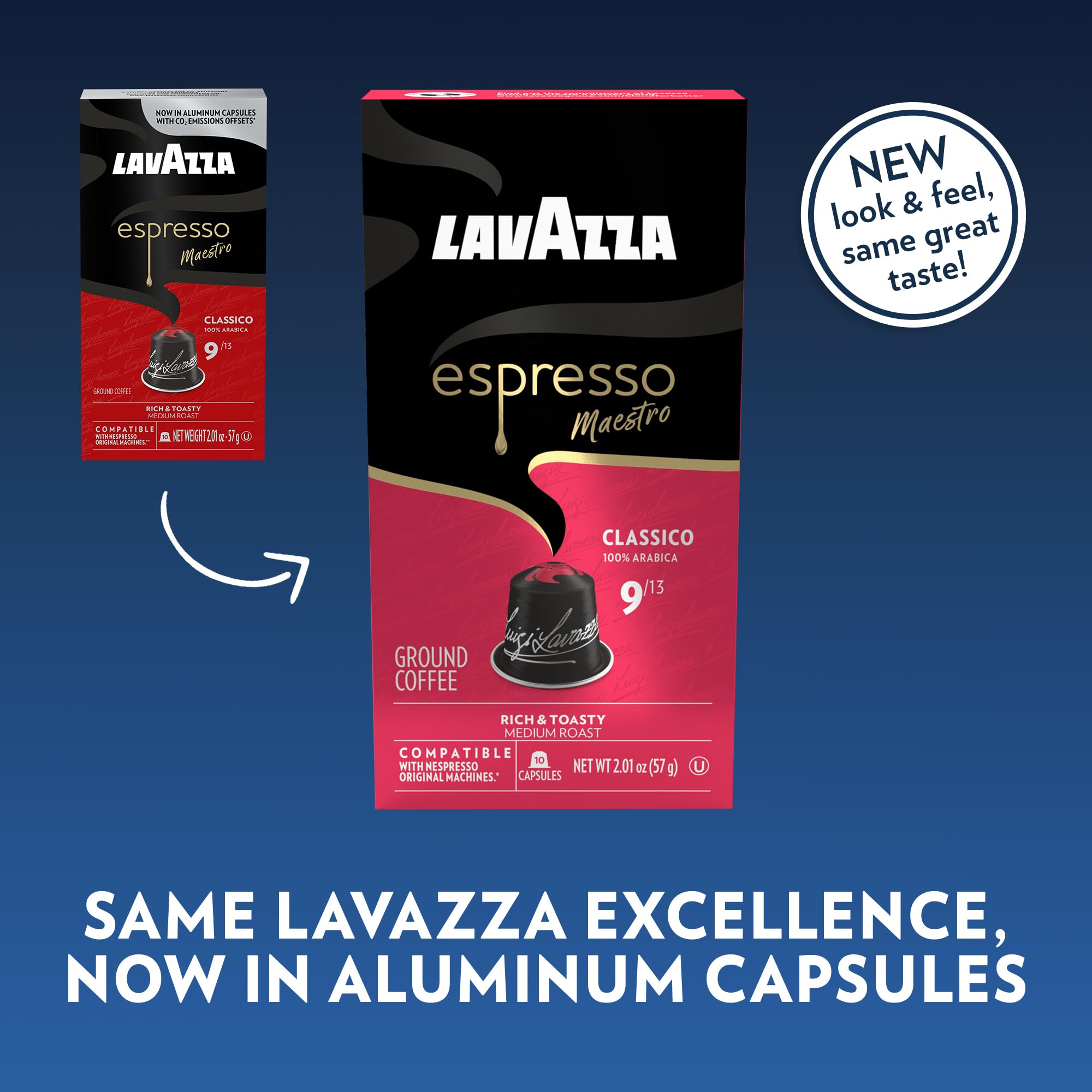 Lavazza cápsulas en mano para comparar tamaño y facilidad de uso