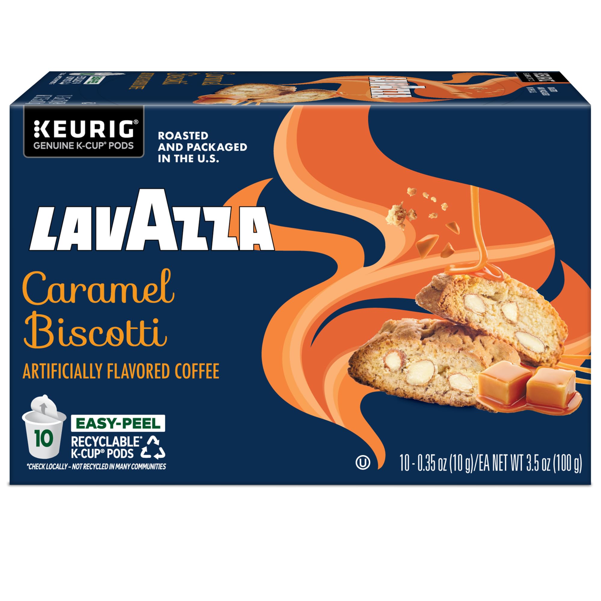 Lavazza varias cápsulas organizadas, ideal para oficina o despensa