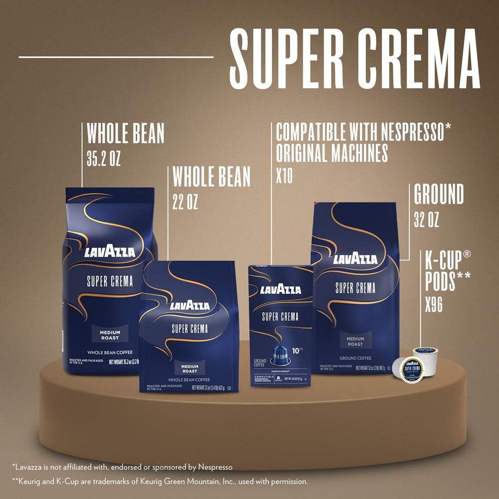 Lavazza Super Crema escena de desayuno sugiriendo versatilidad y disfrute